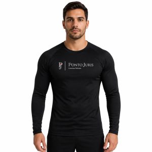 Camisa Manga Longa Masculina Dry-fit | Preta