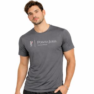 Camiseta Masculina Dry-fit | Cinza